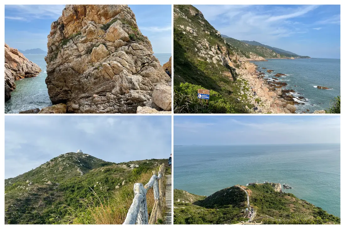徒步路上的海岸线随手拍