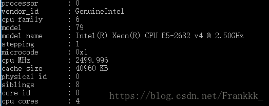 Xeon E5 CPU信息