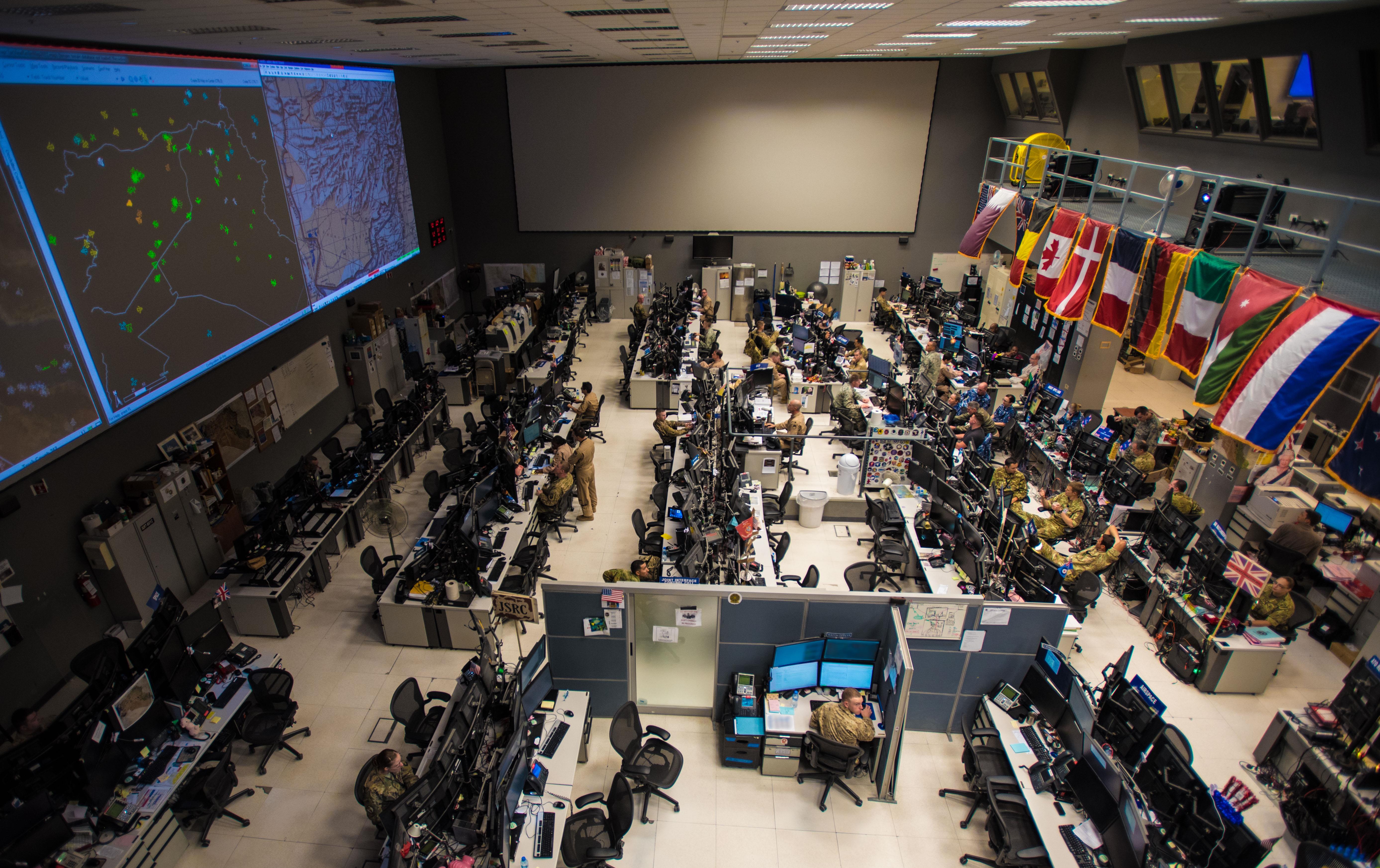 Combined Air Operations Center at Al Udeid Air Base